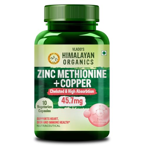 Image of Vlado's Himalayan Organics Zinc Methionine Chelated Copper - 10 Veg Capsules