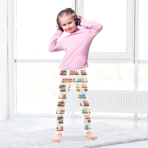Girls Leggings Train Toy Toddler Girls Clothes Leggings for Girls Toddler Girls Leggings 3-4T4
