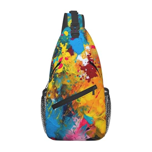 Bolso cruzado unisex color negro para viaje y senderismo