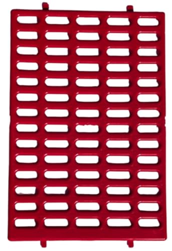 Saguaro Acres Rabbit and Small Animal Cage Resting Mat for Wire Floored Cages (Red)