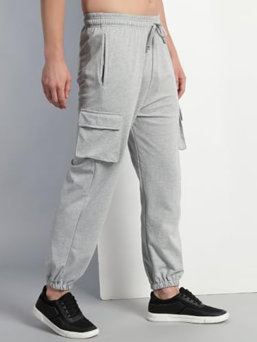 Image of Q - RIOUS Men Cargo || Men Cargo Pants || Men Cargo Pants Cotton || Cargos for Men, Black, 28