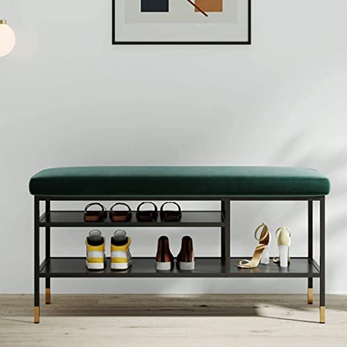 Banc à chaussures en structure métallique robuste et assise confort - 6