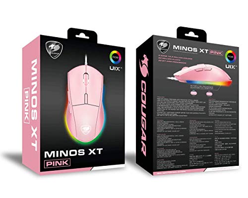 Souris Gamer MINOSXTPINK : 20M clics, 7 modes RGB, 4000 DPI - Geekodrome: Boutique d'accessoires geek Où acheter