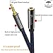 Ruaeoda Headphone Extension Cable 20 ft, 3.5 AUX Male to Female 3.5mm Stereo Audio Aux Jack Extender Double Shielded Braided Long 1/8 TRS aux Cord