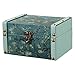 BINGGA Fashionable Sturdy Wood Jewelry Storage Chest with Plush Interior Accessory for Collectors and Travelers Alike
