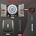 Electronic Dart Board Cabinet Set, Illuminated Target Dartboard for Adults, 48 Games with 315 Variations Soft Tip Digital Dartboard Cabinets with 6 Darts, 100PCS Soft Tips