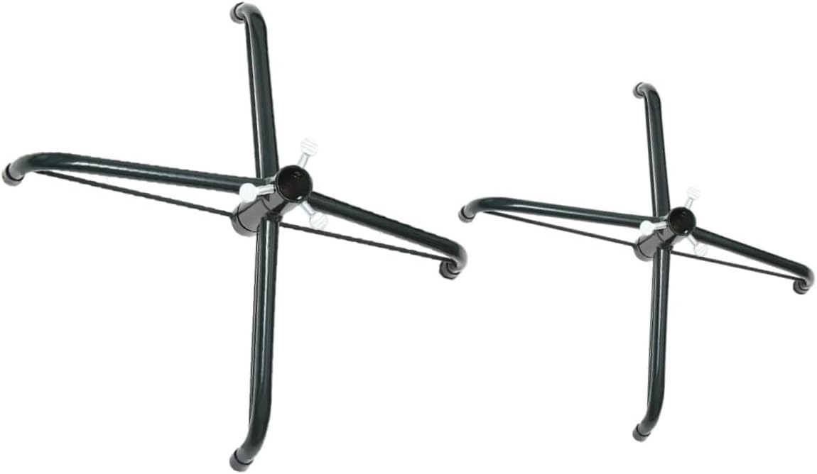 2pcs Metal Christmas Tree Brackets Sturdy Support for Xmas Tree Stand Non-Slip Base Christmas Tree Racks Home Decor Accessories