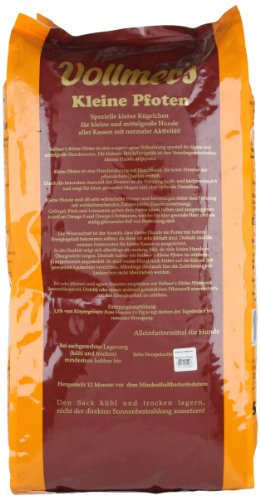 Vollmer's 37096 Hundefutter Kleine Pfoten 5 kg