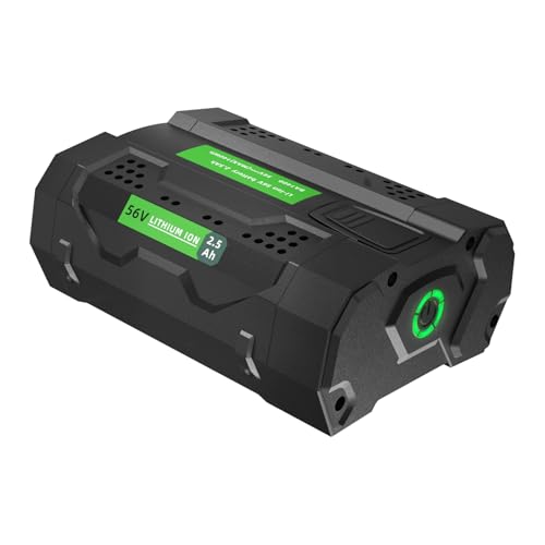 Replacement for EGO 56V Battery 2.5Ah BA1400T BA1400 Lithium-Ion Battery Compatible with EGO 56 Volt Power+ Cordless String Trimmer Leaf Blower Upgraded 5-LED Fuel Gauge