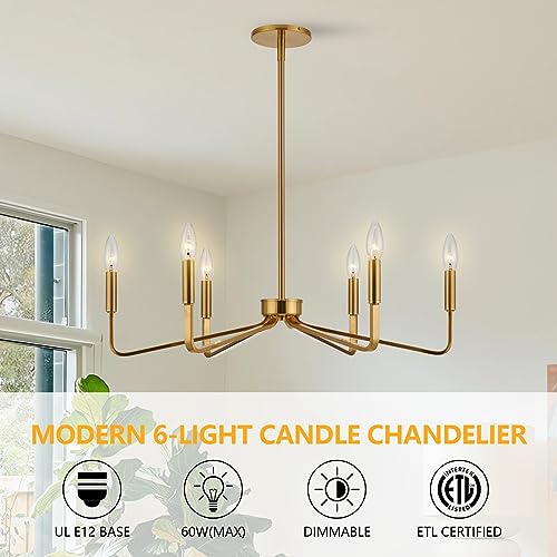 Acaner Gold Farmhouse Chandeliers For Dining Room thumb #1