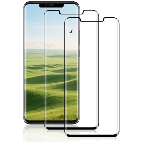 Beukei Protector de Pantalla Compatible con Huawei Mate 20 Pro, 2 Piezas protector pantalla cristal[Dureza 9H][Antihuellas][Antiarañazos][Ultra Claro] pantalla movil