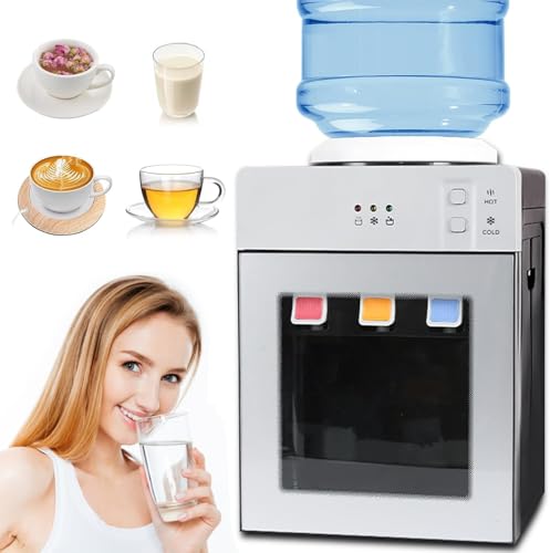 Reviews de Dispensador de Agua Electrico Home Depot , tabla con los diez mejores. 42 EEBOU 2026 Dispensador de Agua Eléctrico 3 en 1 - Frío, Caliente y Ambiente- Compacto Dispensador de Agua de Mesa para Casa/Oficina/Hotel, con Botones Táctiles e Indicador LED...