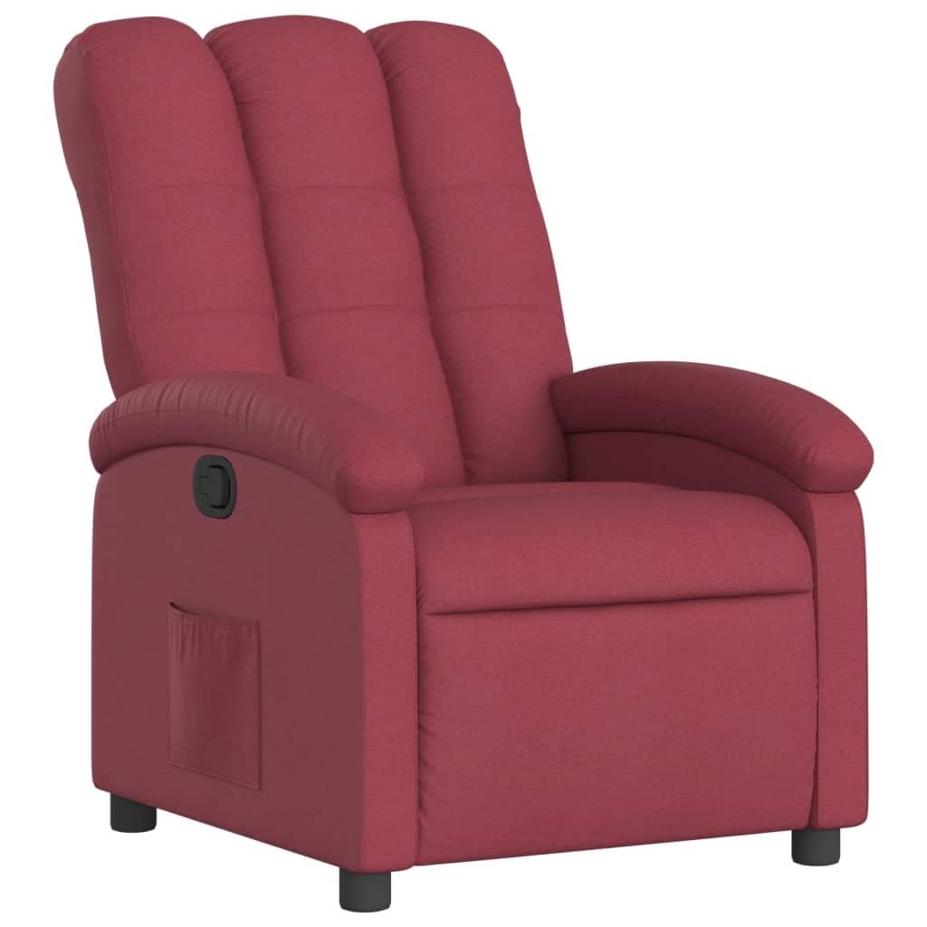 Fauteuil inclinable pour soulager le dos avec assise rembourrée et repose-pied