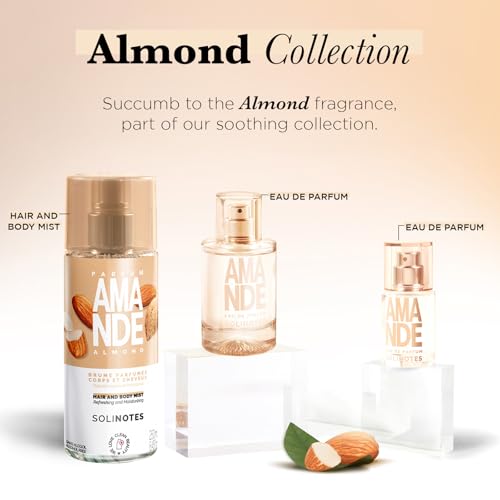 Image of Solinotes Almond Eau de Parfum, Vanilla & Tonka, for Women & Men, 1.7 Fl Oz