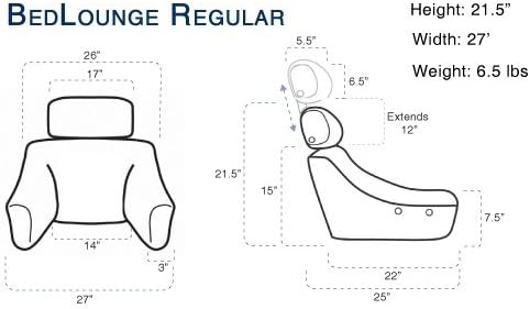 BedLounge, Regular Size, Black Color