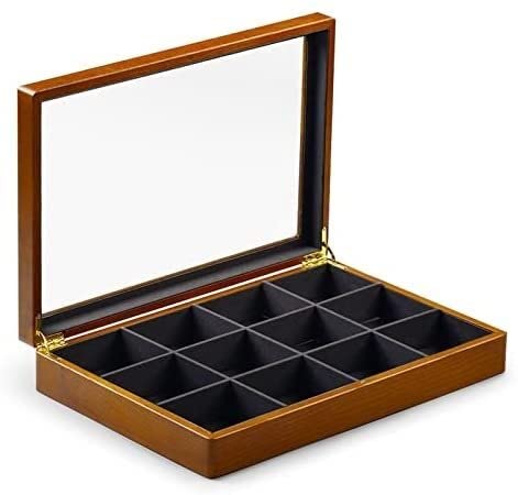 Boîte de rangement multifonctionnelle pour bijoux avec grands compartiments