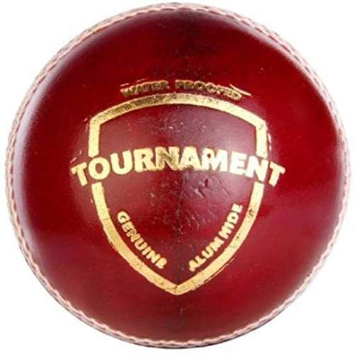 GTS® Tournament Cricket Leather Ball (Pack of 1, Red) (B07WC3NN63) Amazon Price History, Amazon Price Tracker