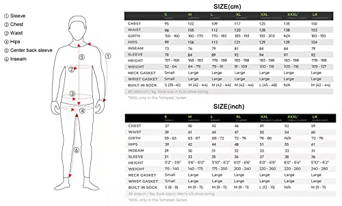 image for VZKAK Drysuit Men's Front Zipper Sailing Standard Nylon Paddling,Kayak