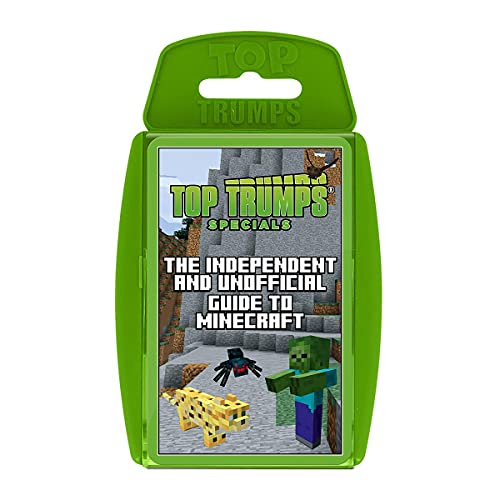 Top Trumps Independent and Unofficial Guide To Minecraft Specials Card Game find out if Shulkers are stronger than Slimes gamer gift for ages 6 plus
