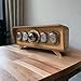 Handmade Nixie Tube Clock IN-12 - Made in Ukraine - Vintage Retro Table - Wooden Desk