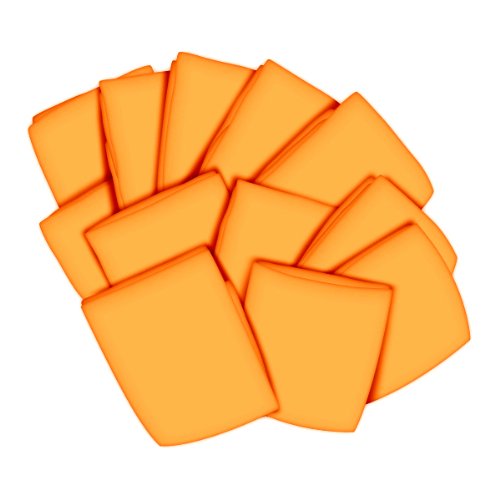 SheetWorld 12 Pack Fitted Cradle Sheets 18" x 36" Orange