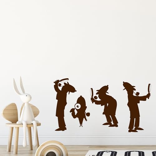 Vinilo decorativo de pared detective Sherlock Holmes 20 in x 35 in miniatura 3