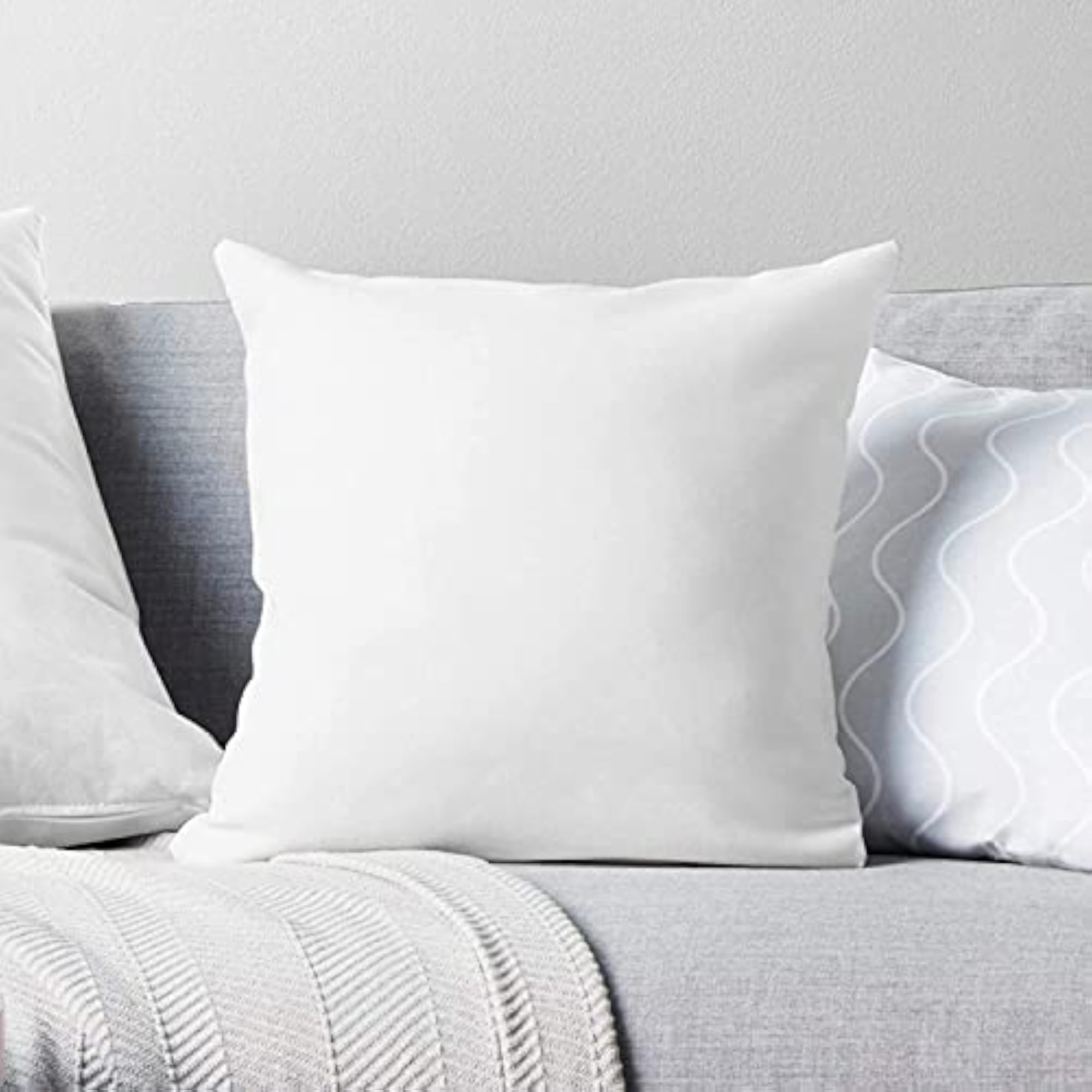 Microfiber Square Throw Cushion Filler, 12x12 Inch
