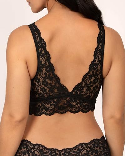Image of Smart & Sexy Women's Signature Lace Deep V Neck Wireless Bralettes