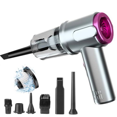 LUXHEIM Handheld Vacuum Cleaner Cordless, 8 in 1 Car Vacuum Cleaner Brushless, 12000Pa Powerful Car Hoover, 60 Min Runtime, Rechargeable Portable Lightweight for Home Pet Hair Camping Cleaning