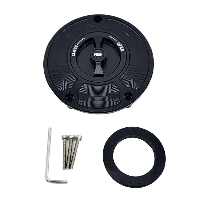 Couvercle de bouchon de réservoir de carburant de moto CBR600 F4I finition alu CNC