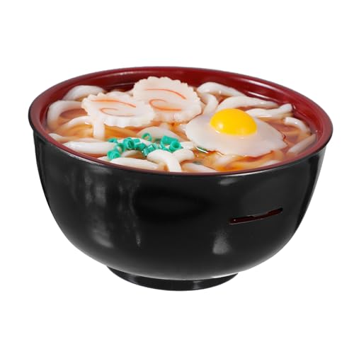 HONITANO Salvadanaio Ramen Giapponese in Realistica Contenitore Monete Decorativo da Tavolo Scodella Noodles Regalo Pratico per Adulti
