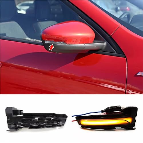 Luces intermitentes dinámicas LED Ford Kuga retrovisor lateral indicador de giro 6