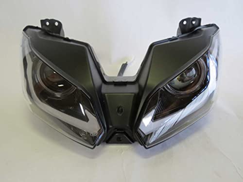 ヘッドライトLEDNINJA250 EX250L EX300 2013-2017 Amazon | KKM 適合車種： ヘッドライト LED エンジェルアイHID