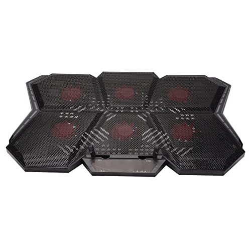 Bewinner-Laptop-Cooler-260010-RPM-Laptop-Cooling-Pad-7325CFM-6-Quiet-Fans-Height-Adjustable-with-Dual-USB-Ports-for-12in-to-17in-Laptops