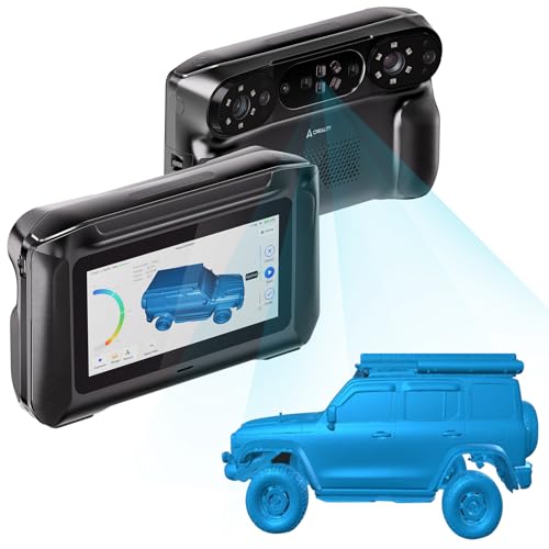 Creality Sermoon P1 All-in-One 3D Scanner with Built-in PC, from Professional CAD/Reverse Engineering to 3D Printing & Art Design, 0.02mm Accuracy, 100FPS Blue Laser Scanning with WiFi 7