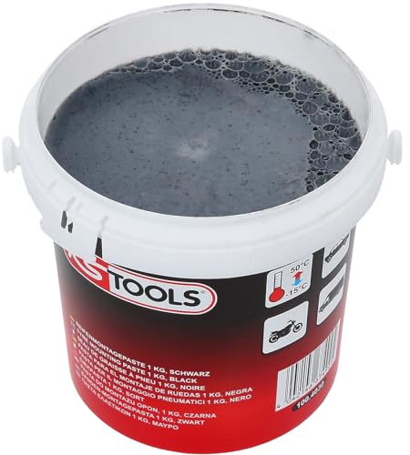 KS Tools 100.4030 Reifenmontagepaste 1kg, schwarz - für alle Fahrzeugtypen