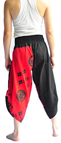 Siam Trendy Men's Japanese Style Pants One Size Black4