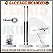 TENKIDOM Front Hood Struts Compatible with Nissan Sunny/Sentra (B13) 1990-1993 Shock Lift Supports Bonnet Gas Dampers Springs Kit No-Drill Bolt-on