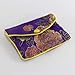 Produktbild SASDA Kleiner Schmuck Tasche kleine Geschenk-Taschen Schmuck Silk Purse Tasche Klein Schmuck-Geschenk-Beutel chinesischer Brokat gestickte Münze Organizer-Taschen für Frauen Mädchen,LILA,100 x