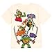 Teenage Mutant Ninja Turtles Donatello Raphael Leonardo Little Boys T-Shirt & French Terry Shorts Outfit White/Green 6