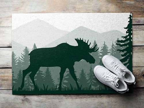 Tapis résistant grand format Tulup paillasson design élan maison
