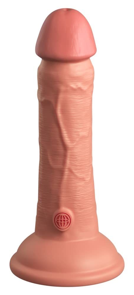 King Cock 6" Silicone Dual Density Cock, Light, 6 Zoll