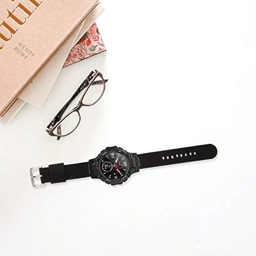 ULTECHNOVO Canvas Quick Release Faixa de Relógio Pulseira de Relógio Pulseira de Relógio Inteligente