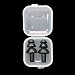 SEIWEI 1 Pair Silicone Earplugs Ear Plugs Anti Noise Snore Noise Reduction for for Swimming Working Sleeping Waterproof Christmas Tree Shape (Black)