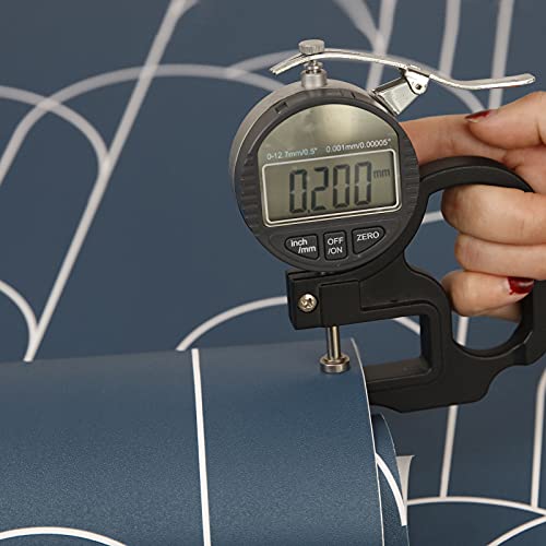 Peel And Stick Wallpaper Modern Blue Geometric Wallpaper 17.71 In X 511 In Self-Adhesive Removable Wallpaper Matte Wallpaper Easy To Line Up For Home Christmas Decoration And Furniture Renovation #TOP1