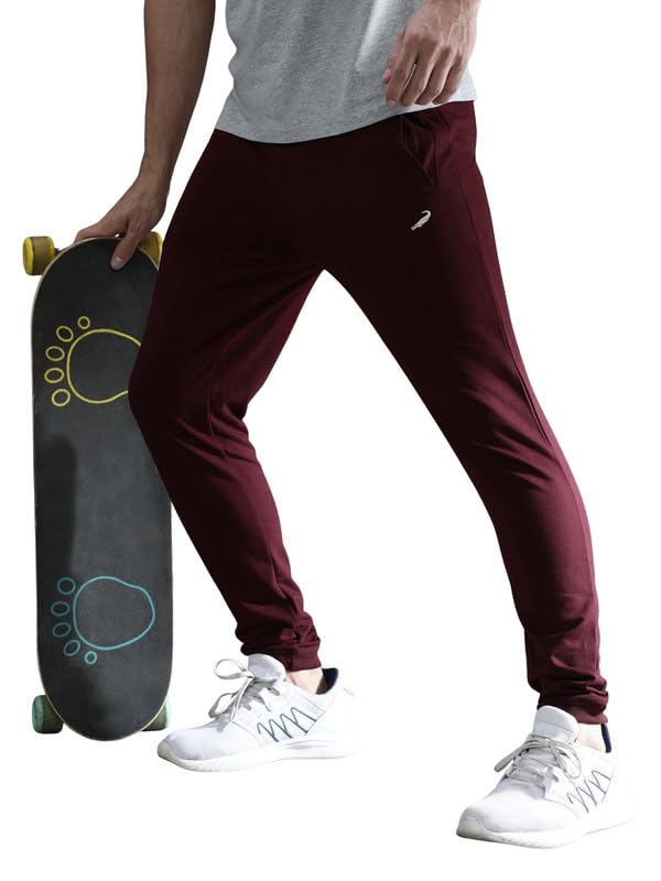 crocodile Men Solid Ankle Length Joggers | Single Jersey Cotton | Drawstring Waist | 3 Pockets-picture-11