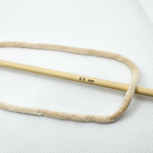 Image of Cuddly Velvet Chenille Yarn, Super Soft Fluffy Bulky for Knitting Crocheting Blanket Amigurumi, Durable for Shedding, 100 Gram (3.53 Ounces) 109 Yards (100 Meters) (Light Skin Tone) (5 Skeins)