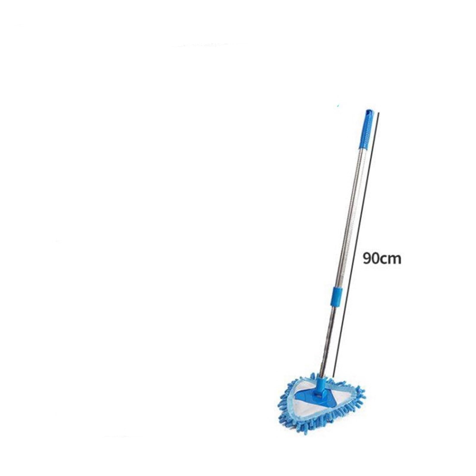 Wischmopp, Haushaltsmopp, einziehbarer dreieckiger Mopp, Kehrwand, Decke, Fliesen, tragbar, für die Haushaltsreinigung, Fenster, Boden, Treppe, Staub, Eckenentferner Learned extensively