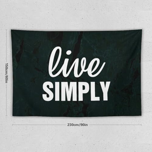 Tapiz para colgar Yelolyio de 152x228 cm con diseño textil que transforma paredes 2