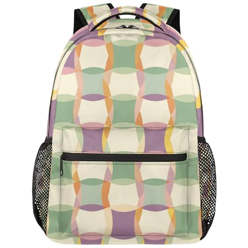 Foerrkelg Buffalo Check Bolsas de Livro Xadrez Mochila para Laptop Leve Multiuso para Homens Mulheres Viagem Caminhada, Xadrez Buffalo Check, 11.4*8*16 inches, Mochilas de viagem